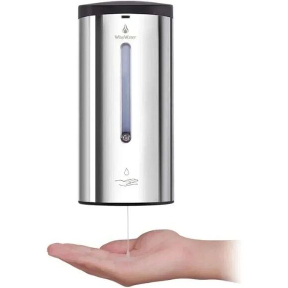 Wisewater Stainless Steel Touchless Wall-Mount Automatic Soap Dispenser NS59 - Picture 1 of 7